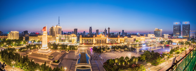 Naklejka premium city at night