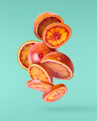 Fresh ripe blood orange