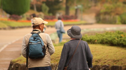 couple in the park