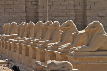 allée des sphinx, Karnak