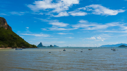tropical island in the sea