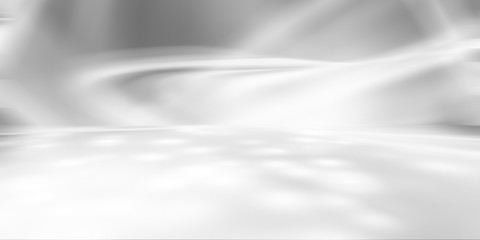 soft gray studio room background, grey floor backdrop with spotlight.