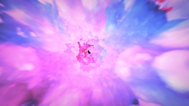 Camera go through cloud effect energy fantasy full color with target is black hole include alpha PNG format.