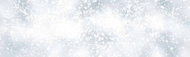 white and gray Christmas light with snowflake bokeh background, Winter backdrop wallpaper.