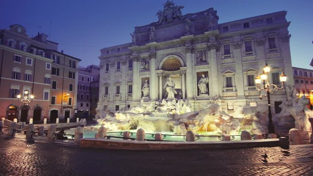 Trevi fountain in Rome, Italy