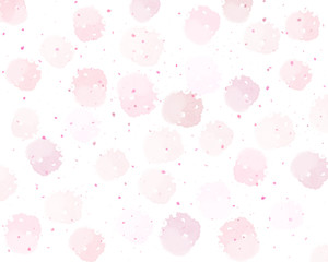 Cute pink pastel watercolor background.
