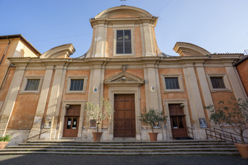 the church St. Francis of Assisi in Ripa, Trastevere, Rome, Italy