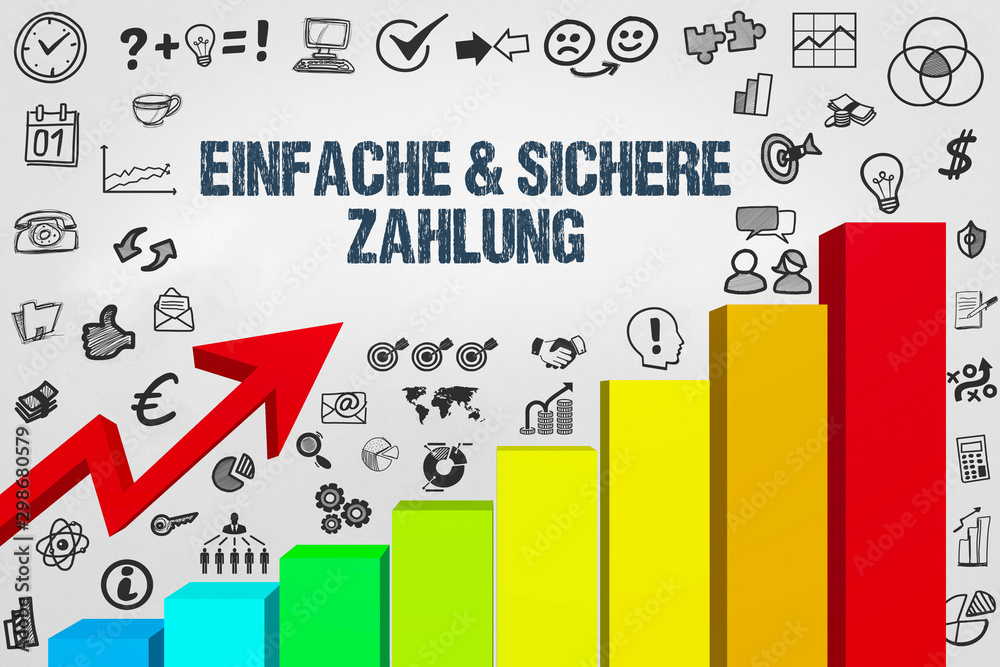 Sticker einfache & sichere zahlung