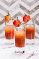 Bloody mary shots