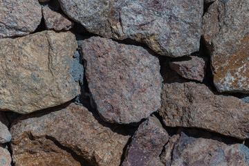 Natural natural stone for wall decoration, and other decorative and applied outdoor activities.