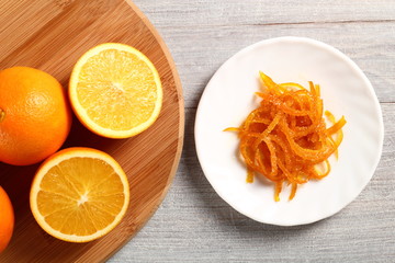 Candied Orange Zest