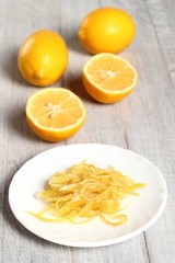 Candied Lemon Zest