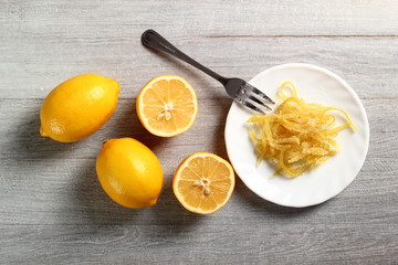 Candied Lemon Zest