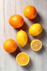 Orange and Lemon Fruit