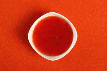 Chili Sauce in Bowl