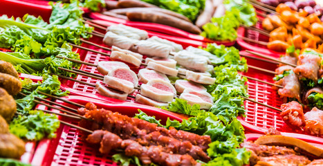 Traditional Vietnamese street food sold in Sapa, Vietnam