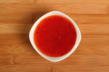 Chili Sauce in Bowl
