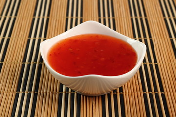 Chili Sauce in Bowl