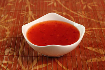 Chili Sauce in Bowl