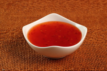 Chili Sauce in Bowl