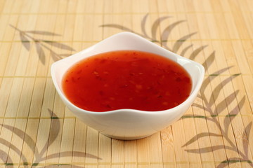 Chili Sauce in Bowl