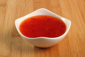 Chili Sauce in Bowl