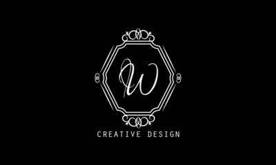 Elegant monogram design template with letter. Business sign, restaurant identity, royalty, boutique, cafe, hotel, heraldry, jewelry, fashion, wine. Vector illustration