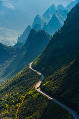 Lanscape view of Ha Giang province, Vietnam