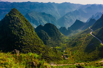 Lanscape view of Ha Giang province, Vietnam