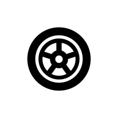 Obraz premium car wheel icon