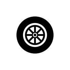 Obraz premium car wheel icon