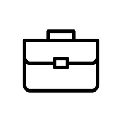Briefcase icon trendy