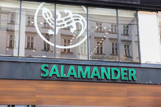 Salamander store sign in Vienna