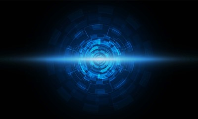 Abstract Light out technology background Hitech communication concept innovation background, vector illustration