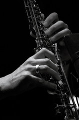 playing saxphone, Sweden