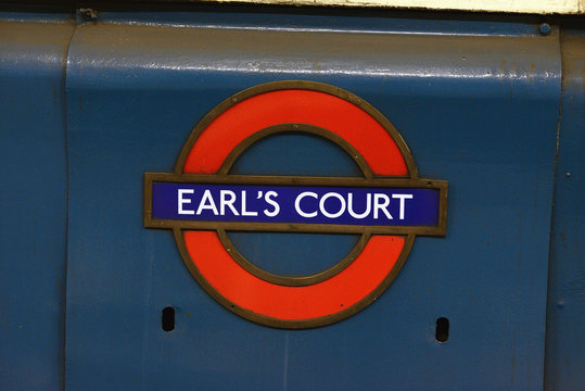 sign earls court London
