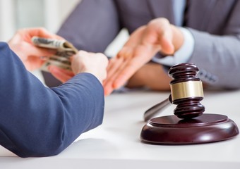 Lawyer being offered bribe for his services