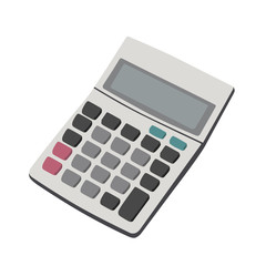 Calculator realistic vector illustration isolated