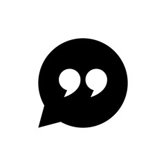 Fototapeta premium Quote icon trendy