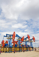 Oil and gas industry. Oil pump