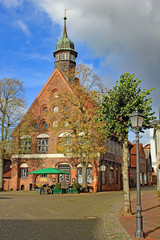 Krempe: Renaissance-Rathaus von 1570 (Schleswig-Holstein)