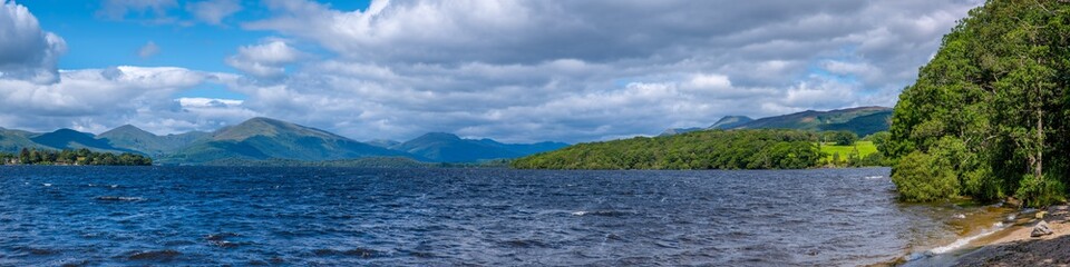 Loch Lomond, one of the most beautiful lakes in Scotland