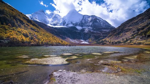 Daocheng Yading nature reserve in Sichuan, Yunnan, China