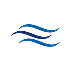 Fototapeta premium Waves icon trendy