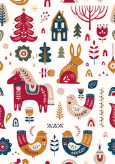 Seamless Christmas pattern