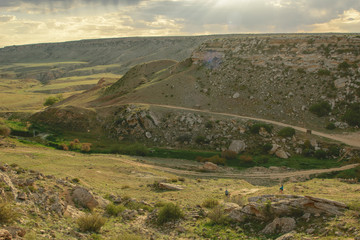 Fototapeta premium Mountains in Mangistau Region, Kazakhstan
