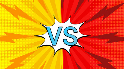 Fight and duel colorful background