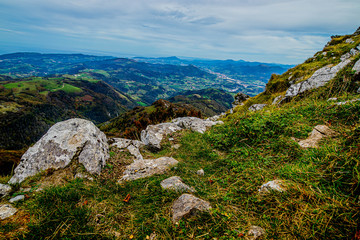 Paisajes de la subida a Ernio