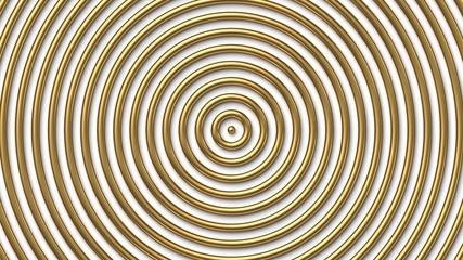 Fototapeta na wymiar Golden concentric circles background