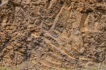 Columbia River basalt cliff.